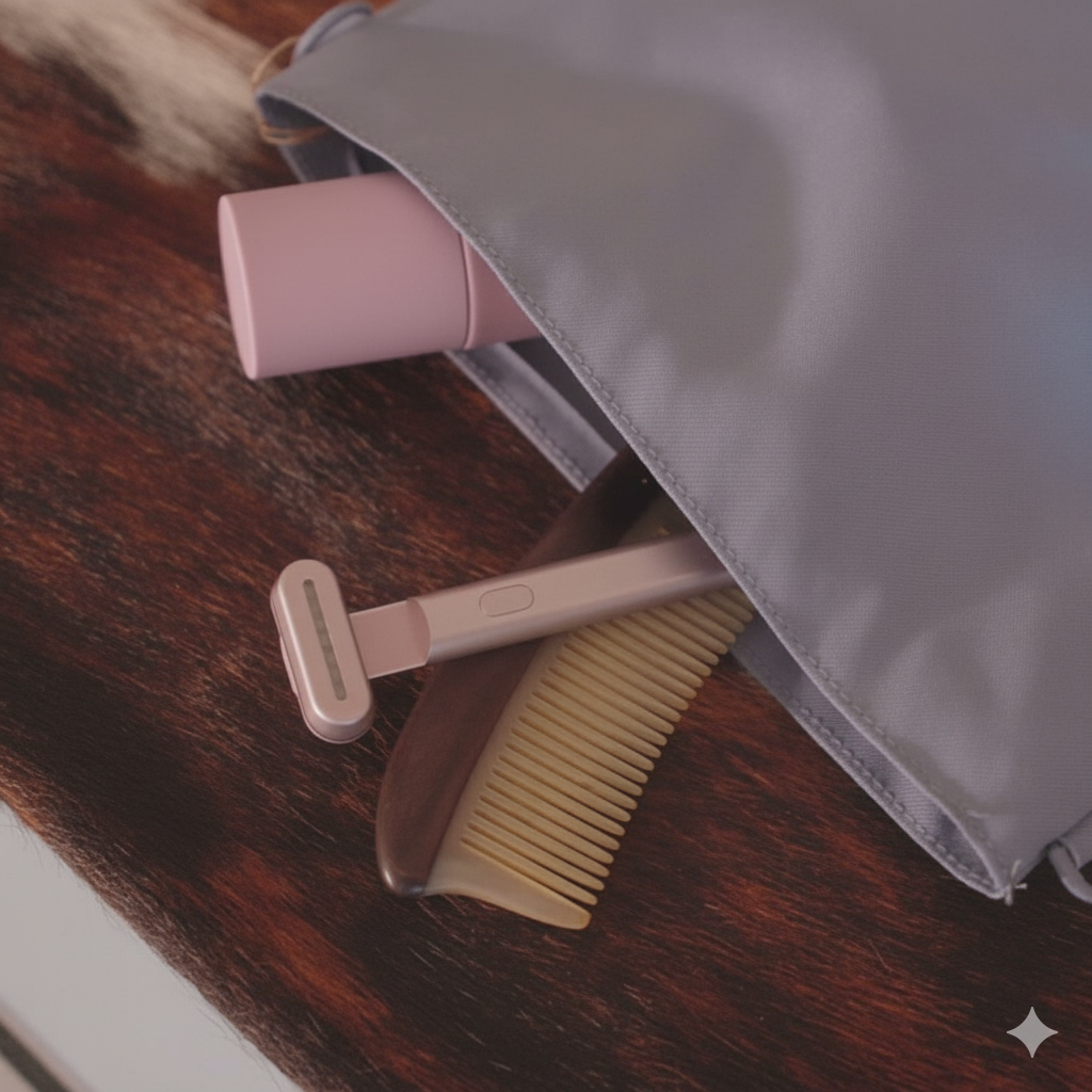 4-in-1 SensifyGlow Skincare Wand with Red Light Therapy