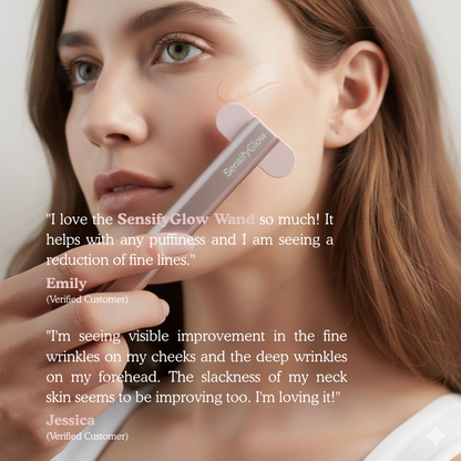 4-in-1 SensifyGlow Skincare Wand with Red Light Therapy